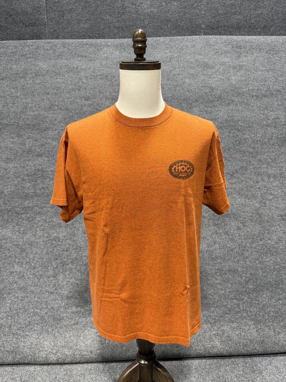 Vintage Delta Pro Weight Shirt Mens Large Orange Harley Utah Rally 2002 Tee